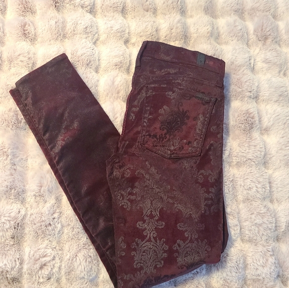 7 for all mankind Skinny Pants Size 23-32 - Picture 2 of 13
